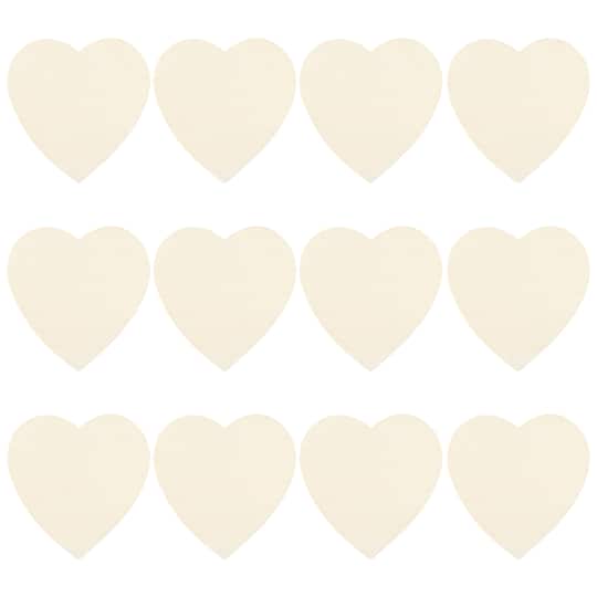 Make Market; 12 Pack: 8.5" Wood Heart Plaque by Make Market®; Category:Words & Shapes; Image:1